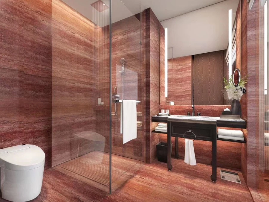 Red Travertine Tile For Bathroom.jpg Red Travertine Tile For Bathroom.jpg