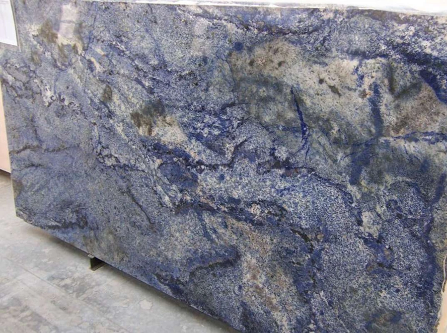 Azul Bahia Granite Gangsaw Slab Azul Bahia Granite Gangsaw Slab
