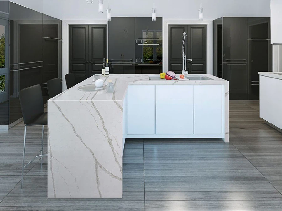 Quartz Calacatta White Kitchen Quartz Calacatta White Kitchen