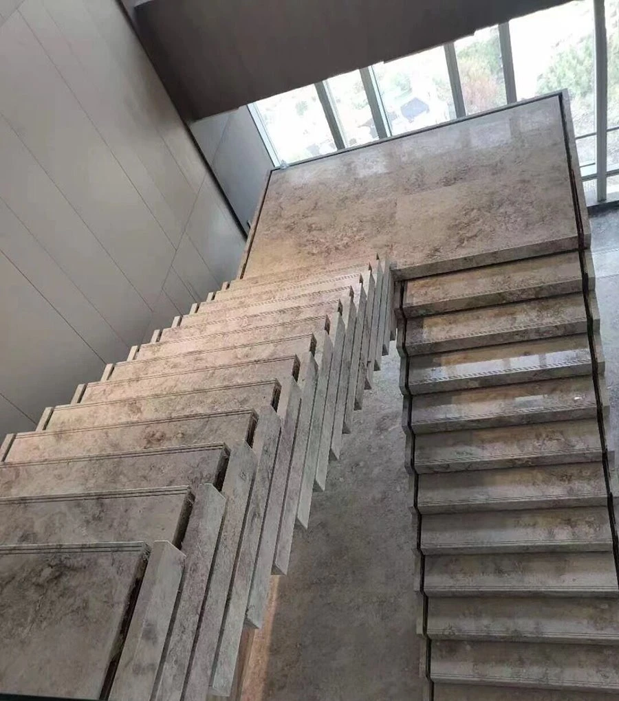 Smoky Grey Marble Stairs Smoky Grey Marble Stairs