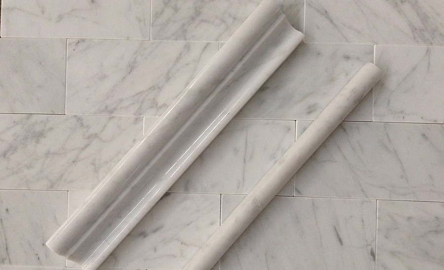 Marble Pencil Trim and Marble Tile Tim Marble Pencil Trim and Marble Tile Tim