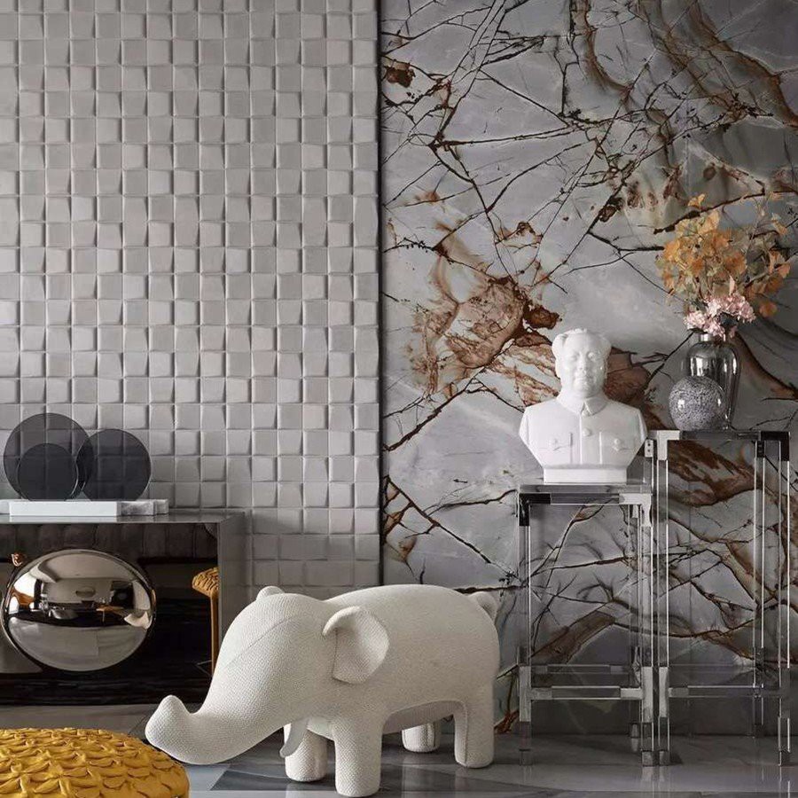 Roma Blue Quartzite Wall Roma Blue Quartzite Wall