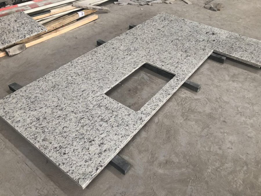 Rose White Granite Countertop