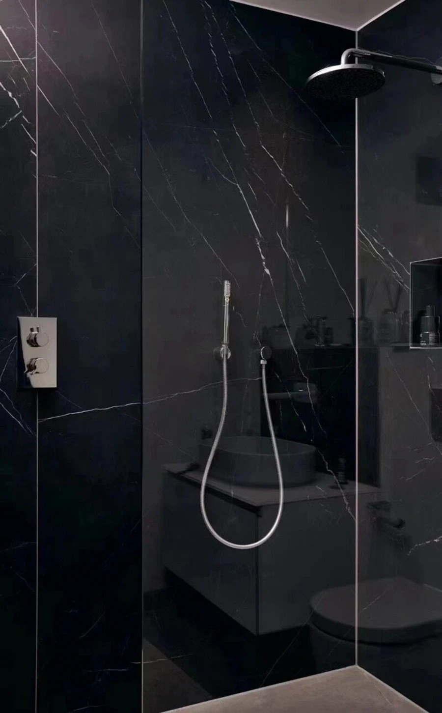 Black Knight Porcelain Shower Room Black Knight Porcelain Shower Room