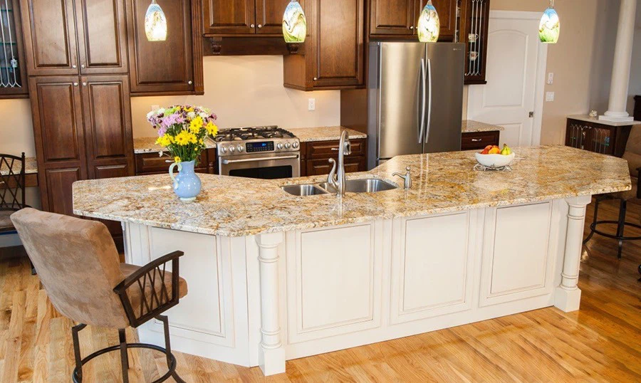 Golden Silver Granite Kitchen 4 Golden Silver Granite Kitchen 4