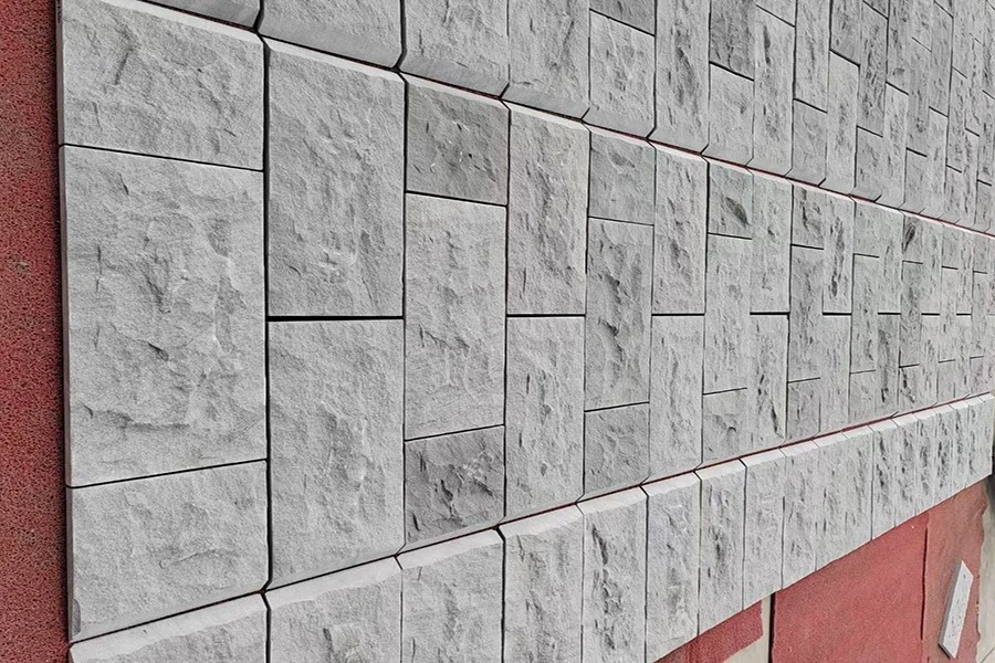 Lyon Grey Quartzite Tile Split Surface Lyon Grey Quartzite Tile Split Surface