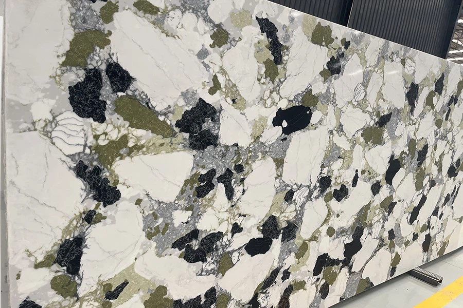 Ice Green Quartz Slab 02 Ice Green Quartz Slab 02