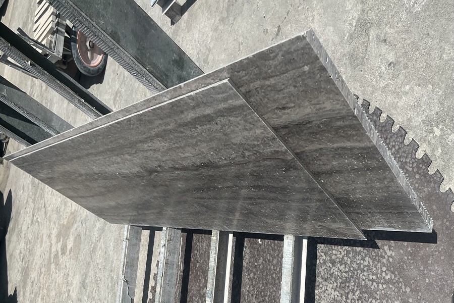 Dark Silver Travertine Counter Unfilled & Honed 01 Dark Silver Travertine Counter Unfilled & Honed 01