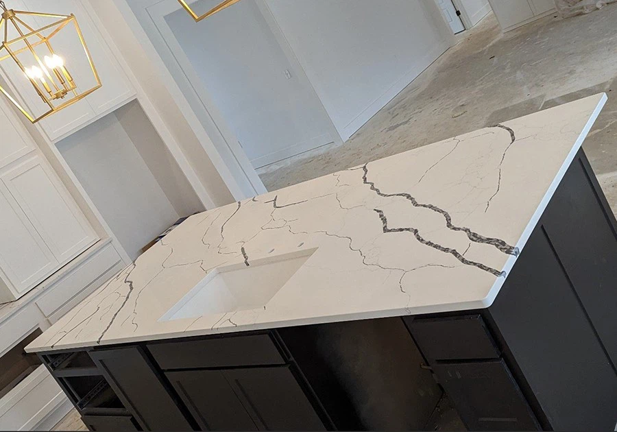Calacatta Laza Night Quartz Countertop Calacatta Laza Night Quartz Countertop