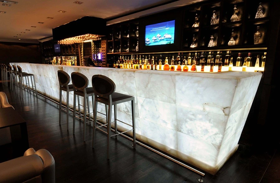 Pure White Onyx Worktop