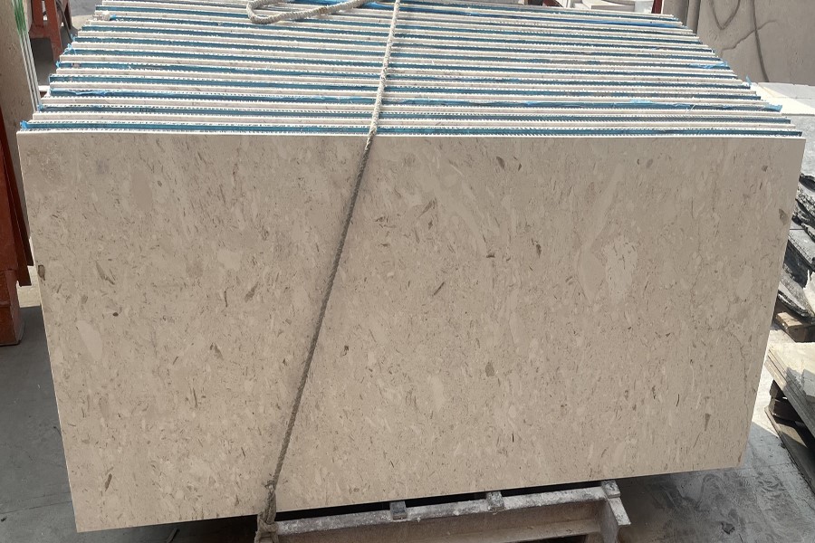 Crema Perla Limestone Laminated Aluminum Honeycomba Panel 01 Crema Perla Limestone Laminated Aluminum Honeycomba Panel 01