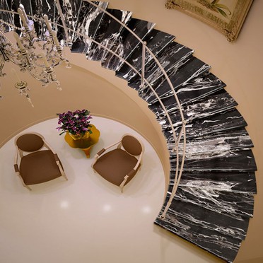 Portoro Silver Marble Staircase Portoro Silver Marble Staircase