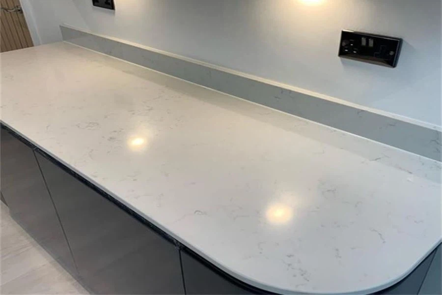 Carrara White Quartz Bar Tops Carrara White Quartz Bar Tops