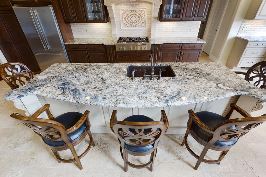 Blue Flower Granite Kitchen Countertops Blue Flower Granite Kitchen Countertops