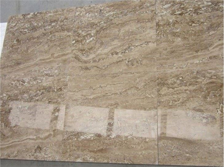 coffee travertine tiles