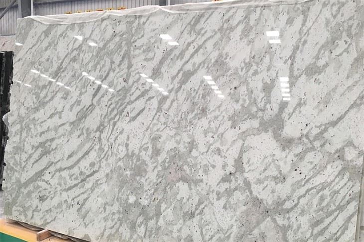 Andromeda White Granite Slab 01