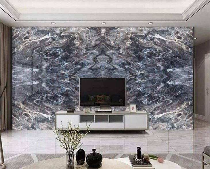 Confusion Dark Marble Wall