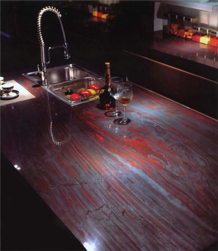 Iron Red Granite Kitchen Countertop