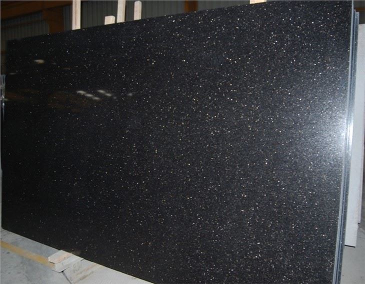 Star Galaxy Black Granite Slab