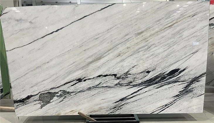 White Panda Marble Slab 02