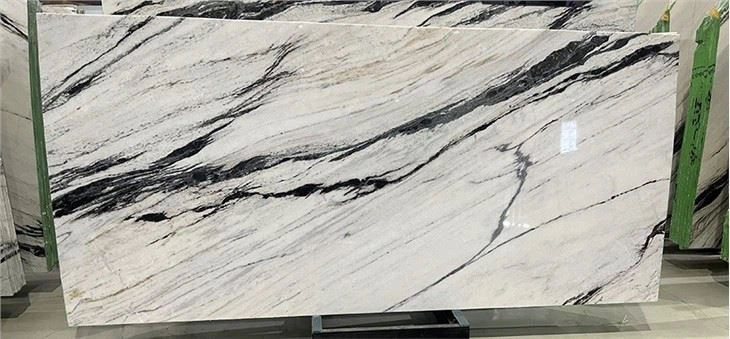 White Panda Marble Slab 03