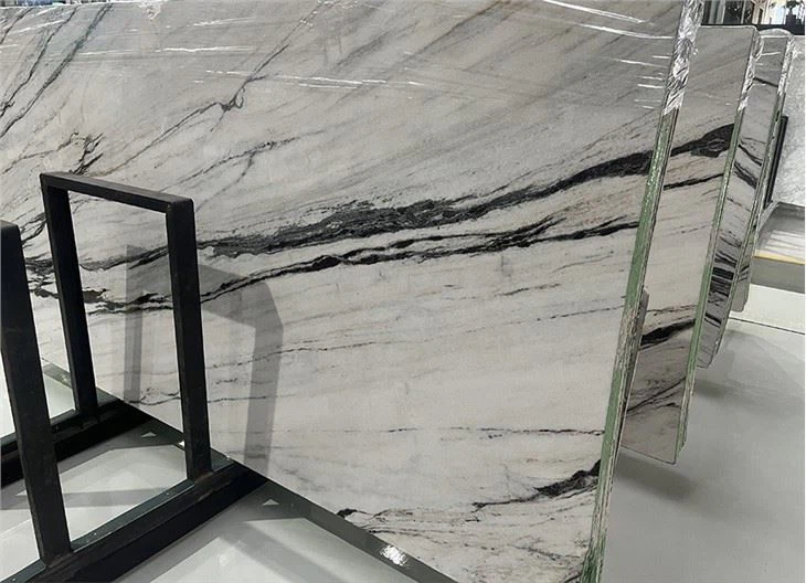 White Panda Marble Slab 05