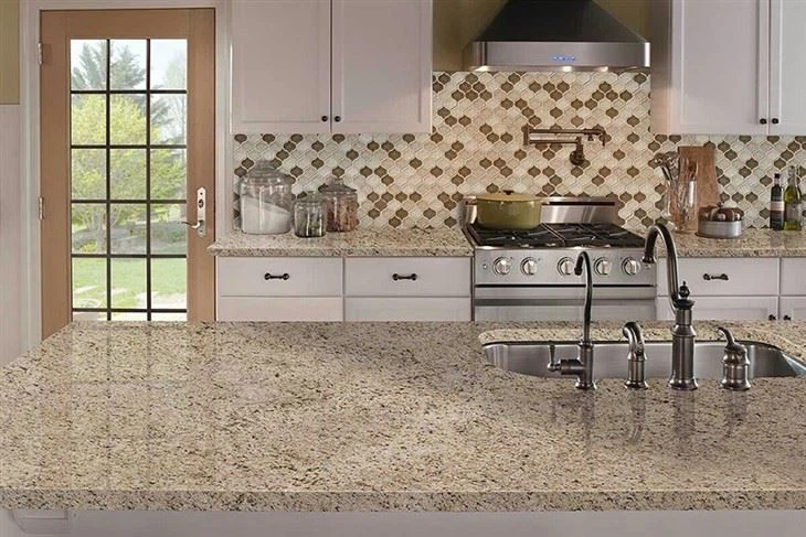 Amarelo Ornamental Granite Countertop