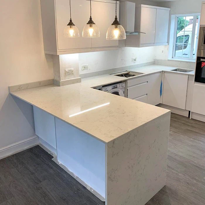 Carrara White Quartz Countertops