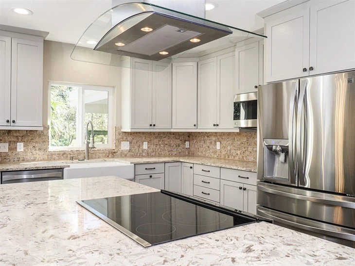 Montclair White Quartz Countertop 3