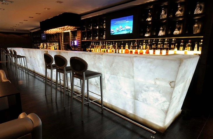 Pure White Onyx Worktop