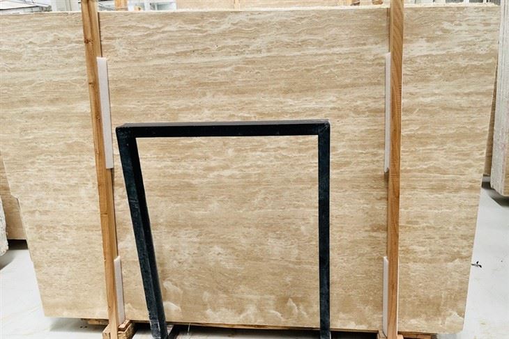 Beige Travertine Marble Slab Supplier