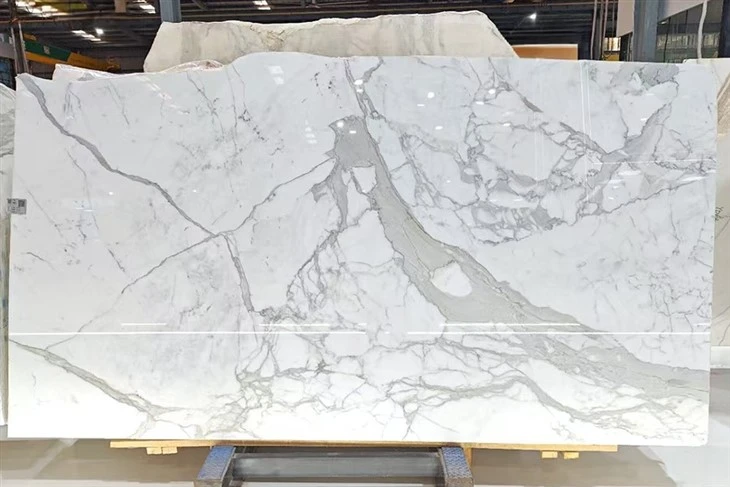 Calacatta White Marble Slab Polished