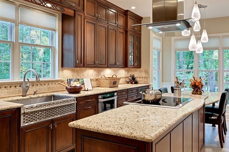 Carioca Gold Granite Kitchen