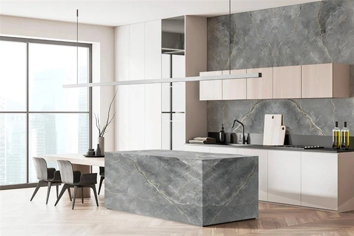 Fior Di Bosco Marble Kitchen