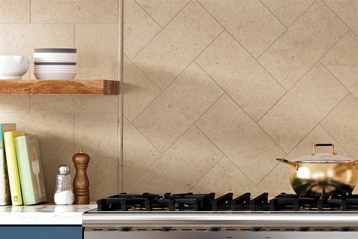 Gascogne Beige Limestone Kitchen