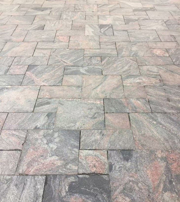 Kinawa Rose Flamed Paving