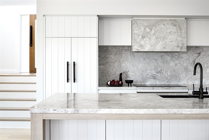 Lorde White Marble Kitchen