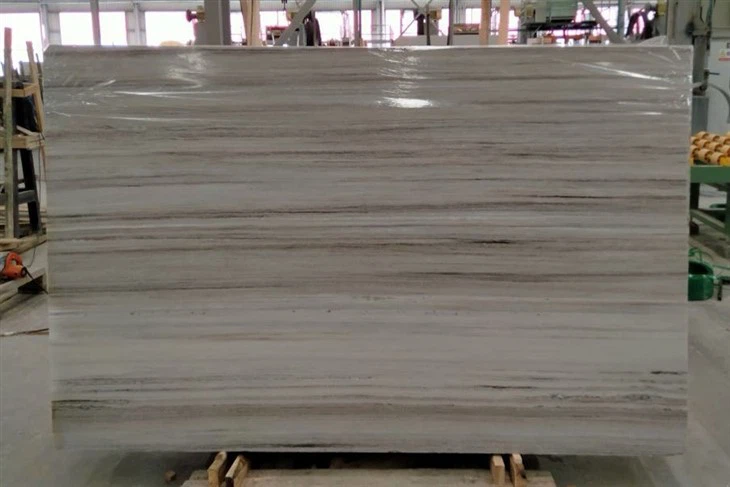 Crystal Wood Grain Marble Slab