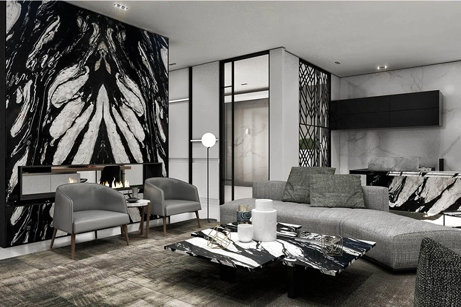 Black Horse Marble Wall Black Horse Marble Wall