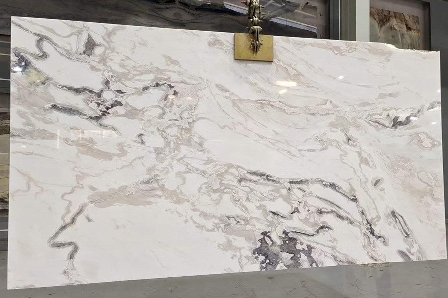 Dover White Marble Slab Polished Dover White Marble Slab Polished