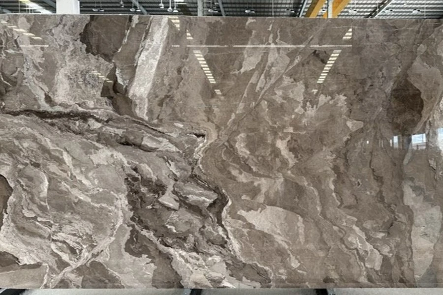 Van Gogh Brown Marble Slab Polished Van Gogh Brown Marble Slab Polished