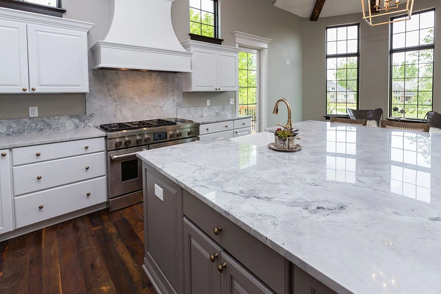 Tuscan Super White Quartzite Kitchen Tuscan Super White Quartzite Kitchen
