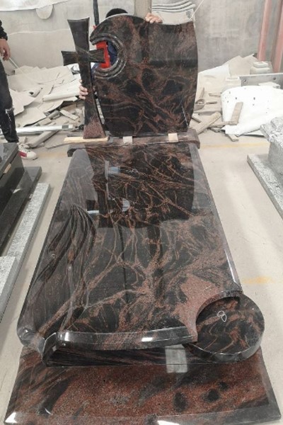 Aurora Red Granite Tombstone Aurora Red Granite Tombstone