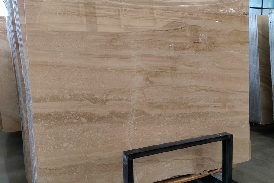Daino Beige Marble Polished Slab Daino Beige Marble Polished Slab
