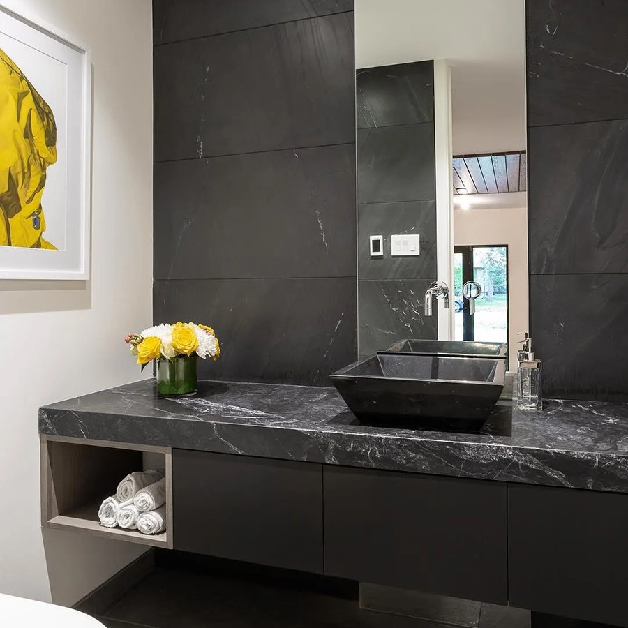 Grey Carnico Marble Bathroom Grey Carnico Marble Bathroom