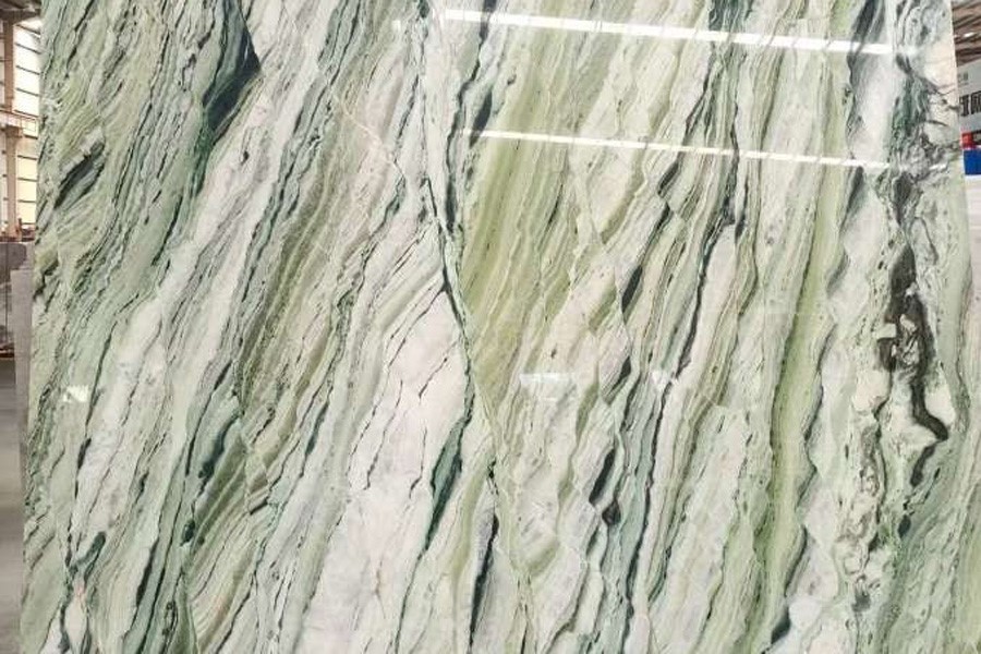Camellia Green Marble Polished Slab Camellia Green Marble Polished Slab