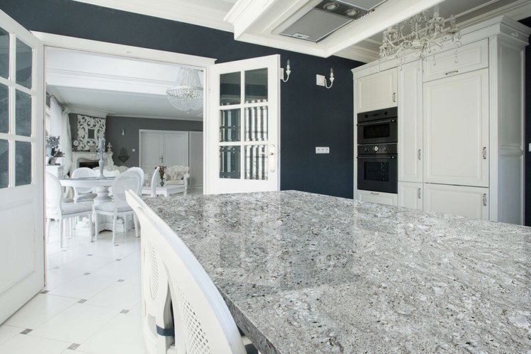 White Andino Granite Kitchen Countertop White Andino Granite Kitchen Countertop