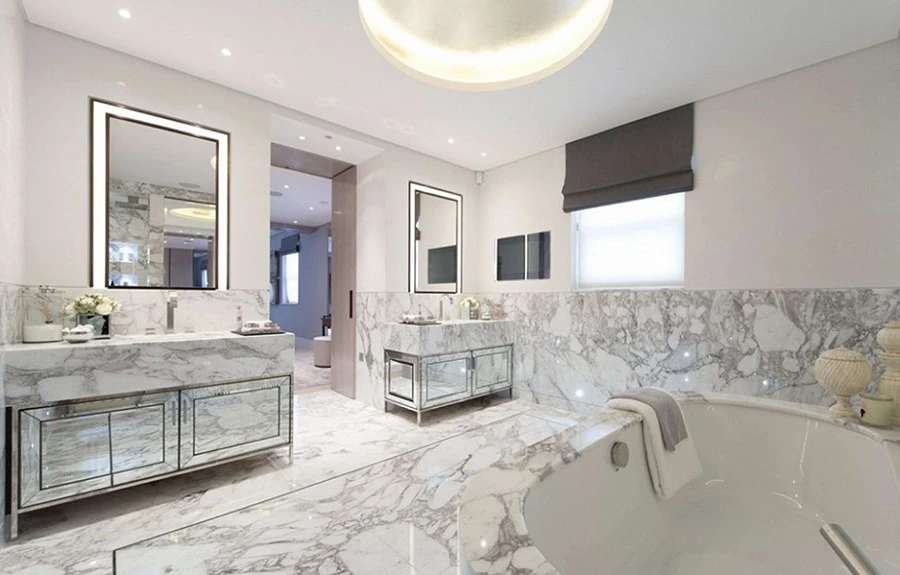 Bianco Arabescato Marble Bathroom Bianco Arabescato Marble Bathroom