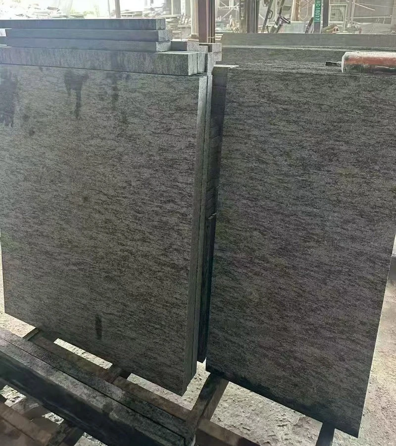 Maritaca Green Granite Customized Vein Cutting Maritaca Green Granite Customized Vein Cutting