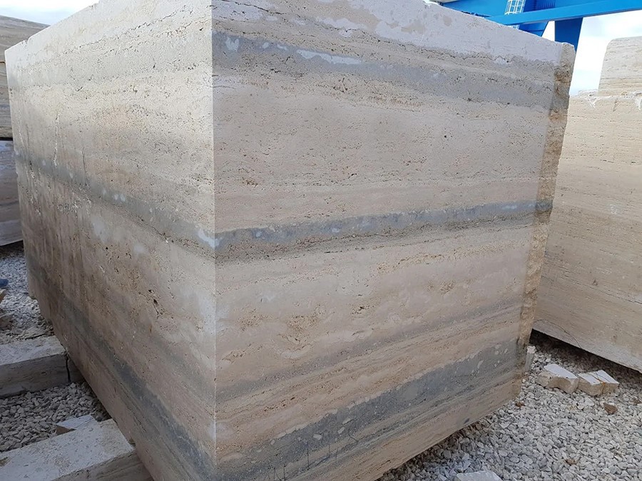 Travertino Silver Block Travertino Silver Block